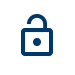 Open lock icon