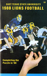 East Texas State University ... Lions football by East Texas State University. Sports Information Office.