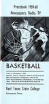 Basketball pressbook by East Texas State University. Dept. of Health and Physical Education.