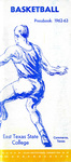 Basketball pressbook by East Texas State University. Dept. of Health and Physical Education.