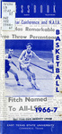 Basketball pressbook by East Texas State University. Dept. of Health and Physical Education.