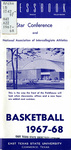 Basketball pressbook by East Texas State University. Dept. of Health and Physical Education.