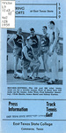 Track, tennis, golf pressbook by East Texas State College, Commerce. Dept. of Health and Physical Education.