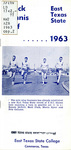 Track, tennis, golf pressbook by East Texas State College, Commerce. Dept. of Health and Physical Education.