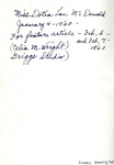 Dotia Lou McDonald, Reverse