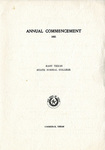 Annual Commencement by East Texas State Normal College