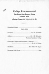 College Commencement by East Texas State Teachers College