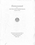 Commencement of the East Texas State Teachers College by East Texas State Teachers College