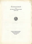 Commencement of the East Texas State Teachers College by East Texas State Teachers College