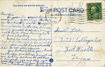 Education-Auditorium Building E.T.S.T.C. Commerce, Texas, Reverse by Melba A. J