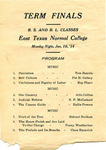 Term Finals by East Texas Normal College
