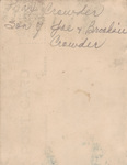 Max Crowder, Reverse