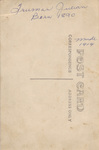 Truman Julian with Horse, Reverse