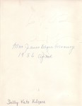 Sally Kilgore Mooney, Reverse