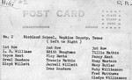 Richland School Postcard, Reverse