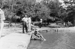 Faculty Relaxing at Turner Falls by East Texas State Teachers College