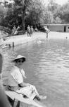 Hazel Peterson at Turner Falls by East Texas State Teachers College