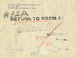 Sulphur Springs Post Office, Reverse by J. F. McKnight