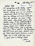 Letter from Willi Baum to Bill Martin Jr, 1973-05-01 by Willi Baum