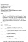 Kenneth Cordier, Oral History Index by Kenneth Cordier and Nick Sprenger
