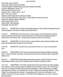 Leon Crawford, Oral History Moment Script by Leon Crawford, Madison Garcia, Nick Sprenger, and Allan Folsom
