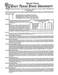 East Texas State (6-6) at Texas A&M-Kingsville, Host Eastern New Mexico and West Texas A&M by East Texas State University. News Service.