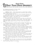 Two on the Road for the Lady Lions by Dan Lathey and East Texas State University. News Service.