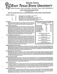 East Texas State (6-9, 3-2) vs. Central Oklahoma, Tarleton State, Texas Woman's by East Texas State University. News Service.