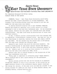DeSalvo Tough in the Clutch by Dan Lathey and East Texas State University. News Service.