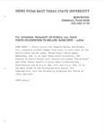 Foote Celebration to Include 'Blind Date' by Mary Lou Hazal and East Texas State University. News Service.