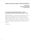 Gorham to Conduct Chorale at Meyerson by Mary Lou Hazal and East Texas State University. News Service.