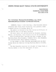 New Braunfels Student to Present Recital by Mary Lou Hazal and East Texas State University. News Service.