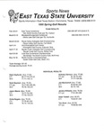 1995 Spring Golf Results by East Texas State University. News Service.