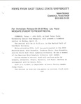 Mesquite Student to Present Recital by Mary Lou Hazal and East Texas State University. News Service.