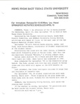 Springfest Activities Scheduled April 19 by Mary Lou Hazal and East Texas State University. News Service.