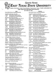 1995 Track And Field Best Performances by East Texas State University. News Service.