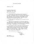 Letter from Dick Gibson to Louise Tobin and Peanuts Hucko, 1973-09-26
