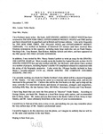 Letter from Will Friedwald to Louise Tobin, 1993-12-07 by Will Friedwald