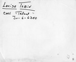 Louise Tobin and Peanuts Hucko, Reverse