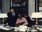 Peanuts Hucko and Louis Armstrong, Front