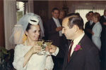 Louise Tobin and Peanuts Hucko on Wedding Day
