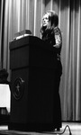 Gloria Steinem at Podium by East Texas State University