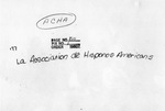 Asociación Cultural de Hispanos Americanos Members, Reverse by East Texas State University