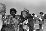 Juna Jones Receiving Bouquet by East Texas State University