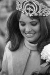 Vicky Hennings with Homecoming Crown by East Texas State University