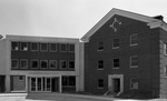 Entrance to Binnion Hall and Henderson Hall by East Texas State University