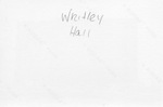Whitley Residence Hall Construction, Reverse by East Texas State University