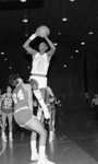 Greg Johnson with the Ball by East Texas State University