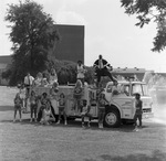 Basketball Team and Fire Truck by East Texas State University