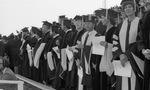 Faculty and Staff at Commencement Ceremony by East Texas State University